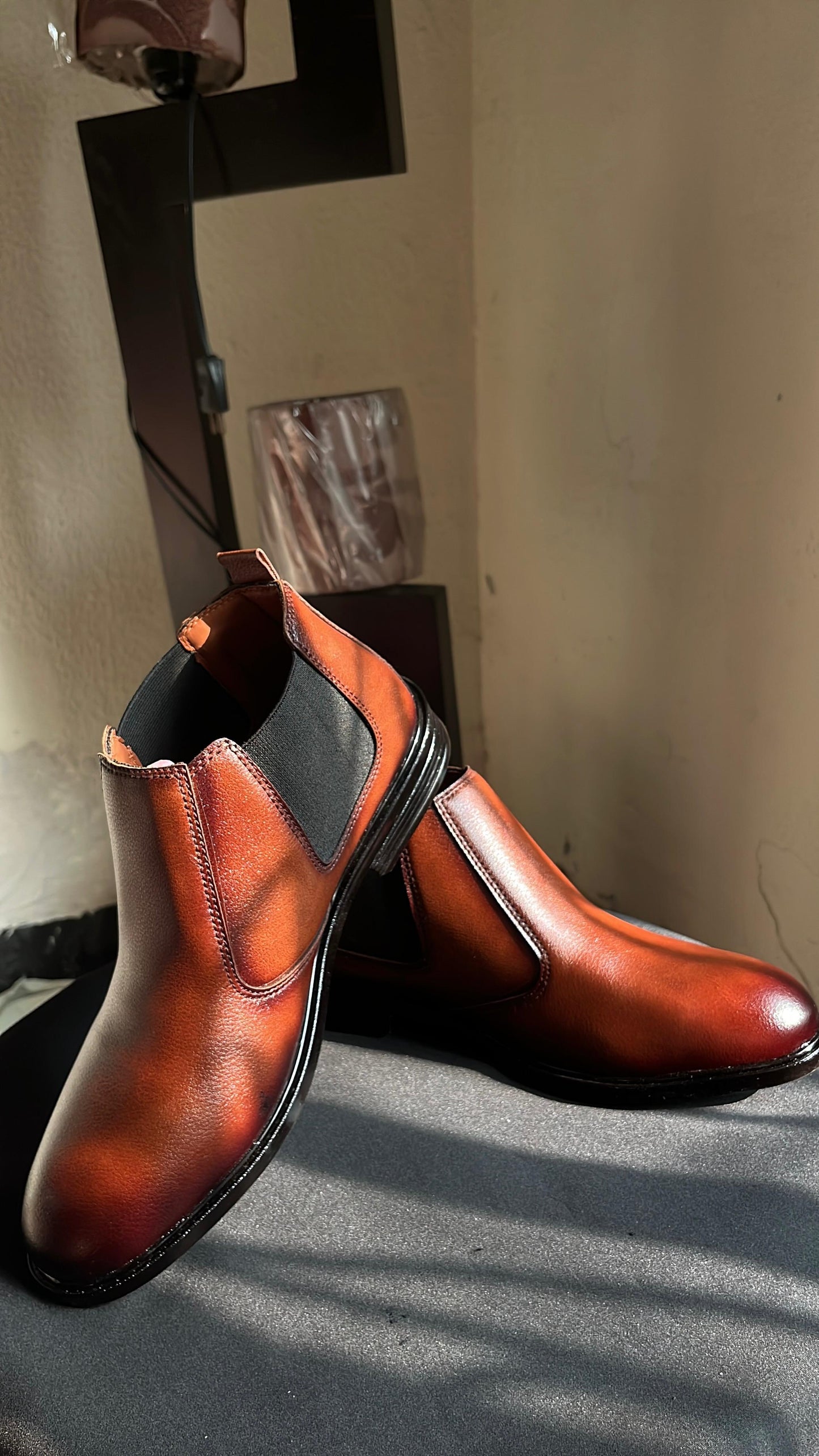 Men's Brown Chelsea Boots – Classic Leather Slip-On Ankle Boots